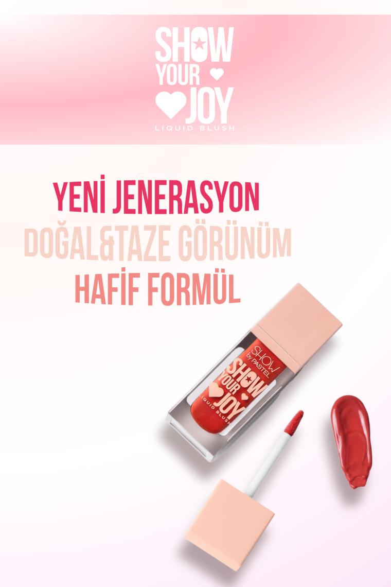 Show Your Joy Liquid Blush - Likit Allık 53