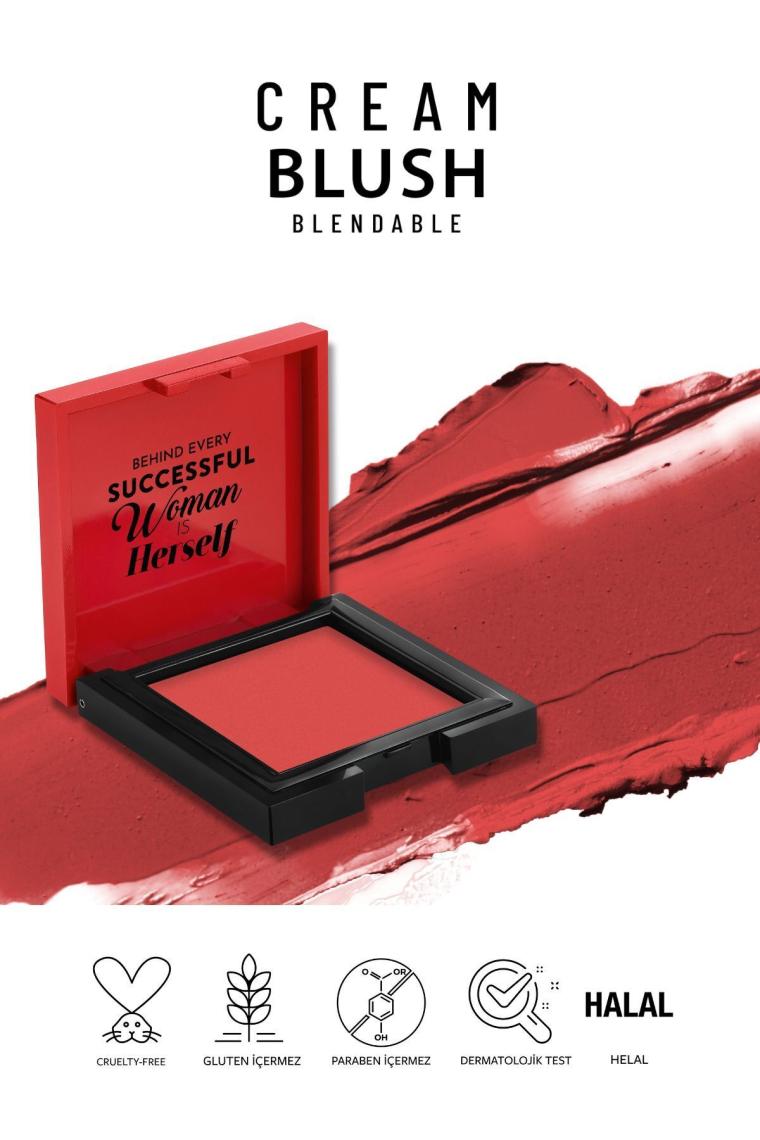 Cream Blush - Krem Allık 43 Scarlett