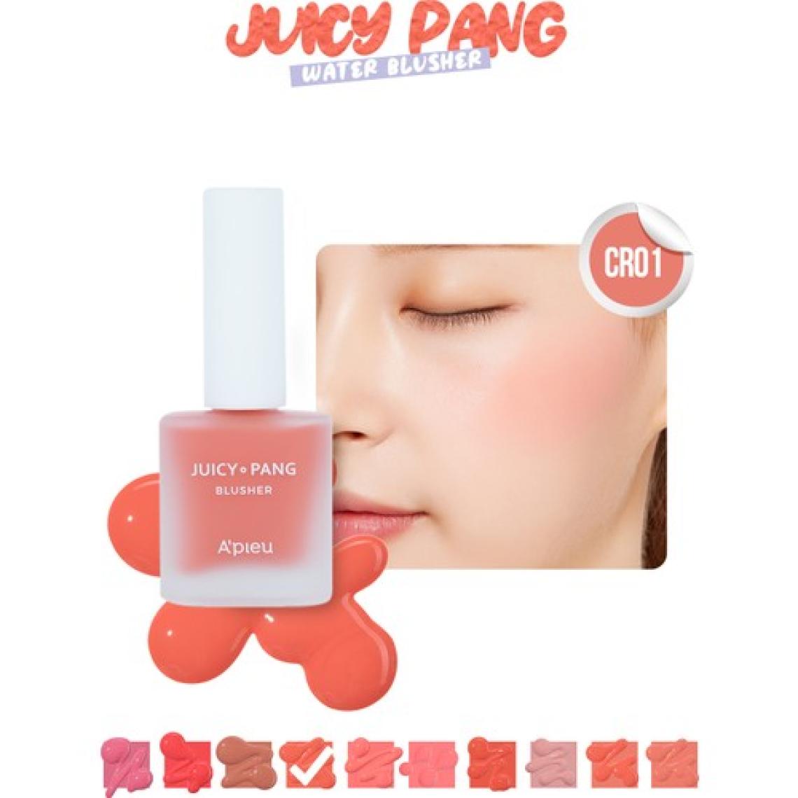 MISSHA Meyve Kokulu, Nemlendirici, Doğal Görünümlü Sıvı Allık A'PIEU Juicy-Pang Water Blusher (CR01)
