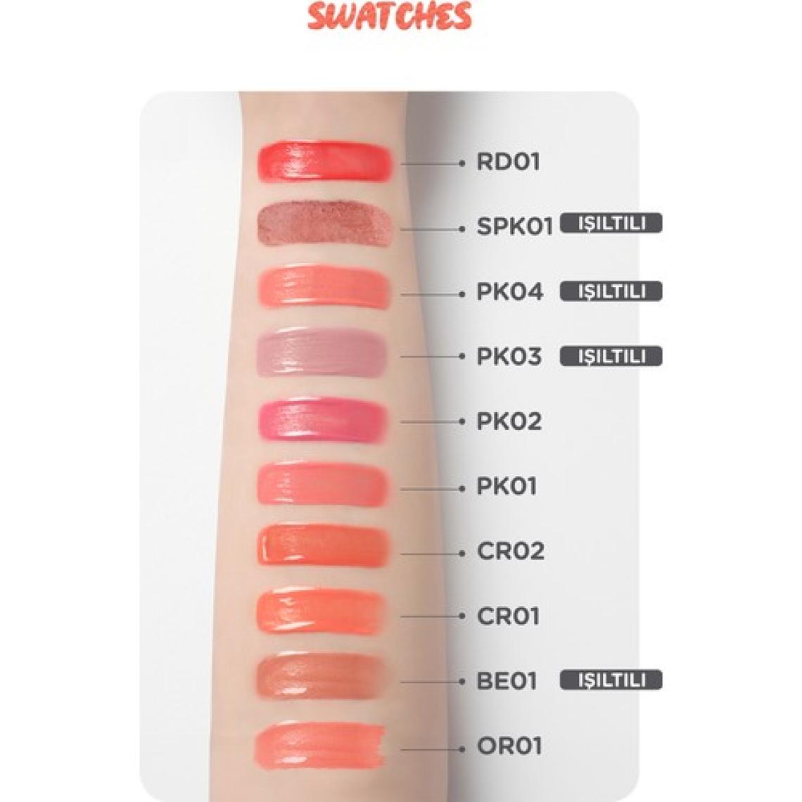 MISSHA Meyve Kokulu, Nemlendirici, Doğal Görünümlü Sıvı Allık A'PIEU Juicy-Pang Water Blusher (CR01)