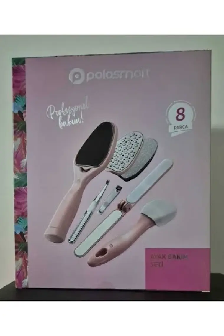Polosmart PBS516 Ayak Bakım Seti Pembe