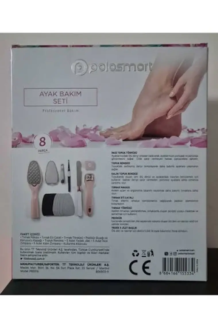 Polosmart PBS516 Ayak Bakım Seti Pembe