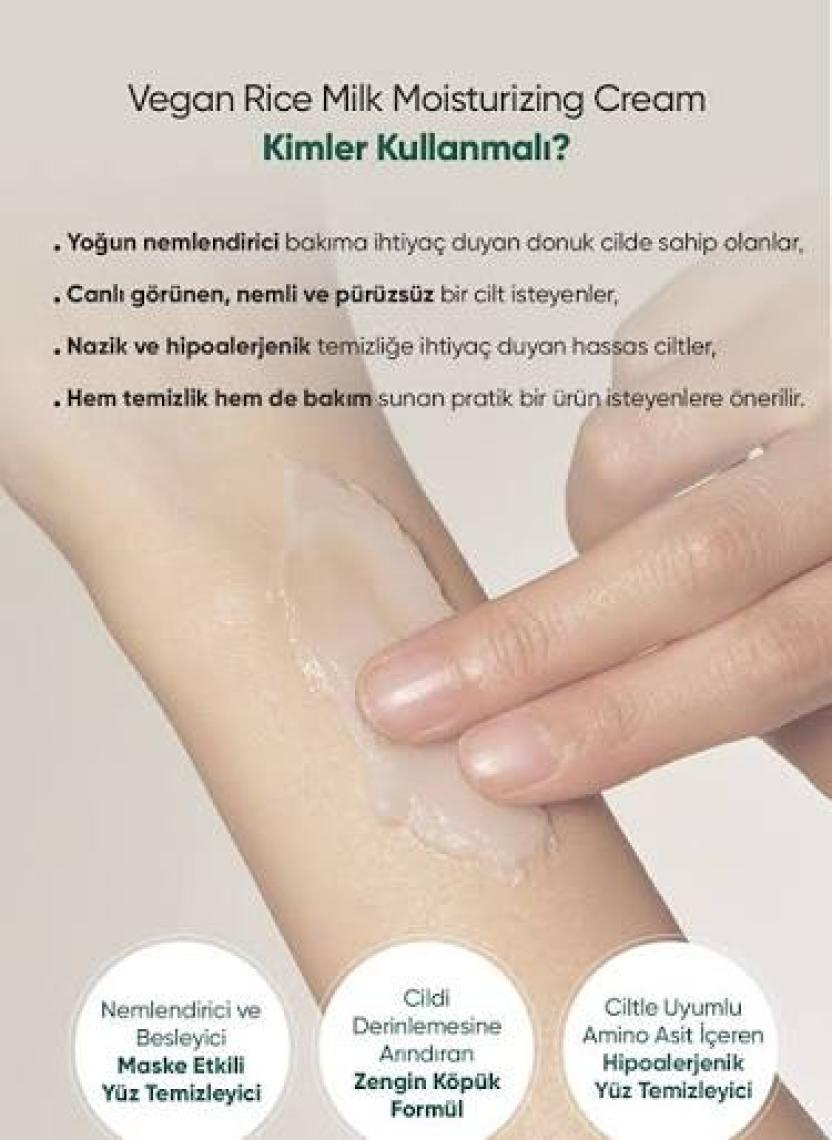 Goodal Vegan Rice Milk Mask Cleanser -  Pirinç Sütü Özlü Yüz Temizleyici