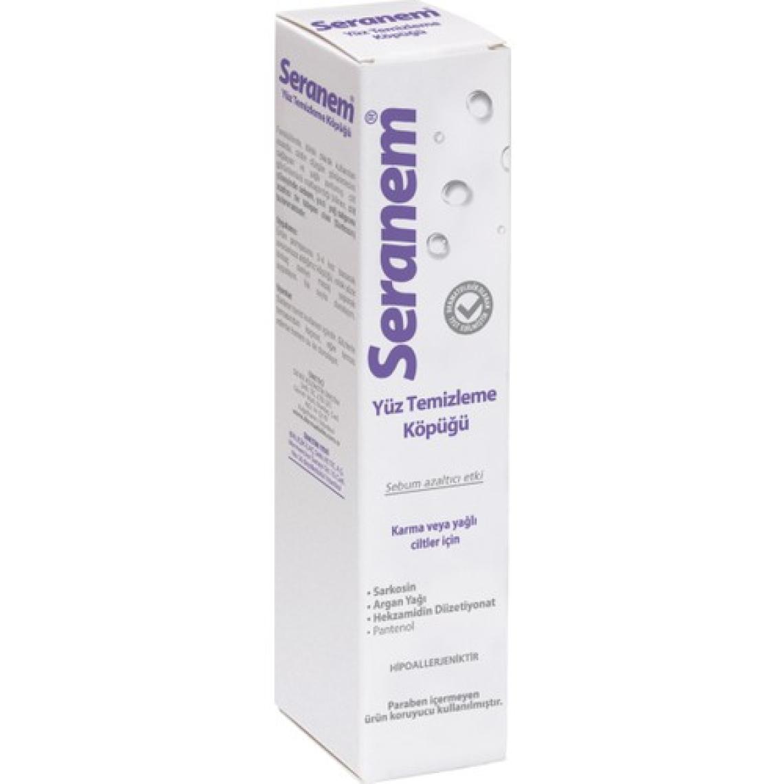 Dermadolin Seranem Yüz Temizleme Köpüğü 200 ml. (Sebum Azaltıcı Etki)