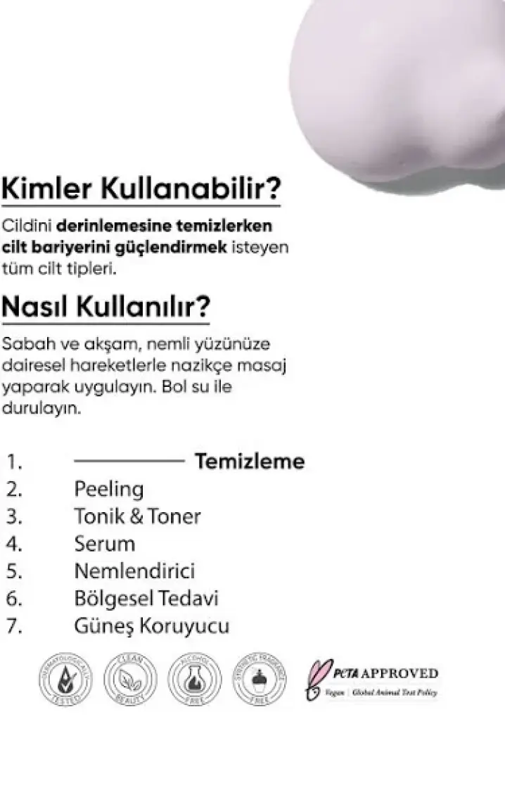Bariyer Destekleyici B12 Temizleme Köpüğü