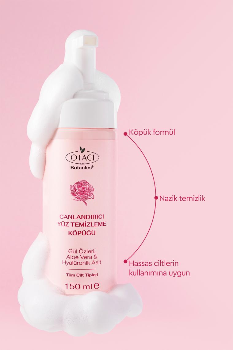 Otacı Gül Kürü Yüz Temizleme Köpüğü 150 ml