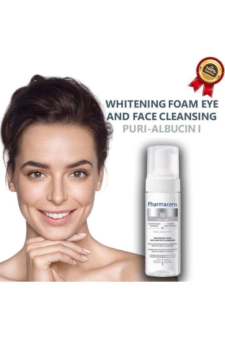 W-1 Puri-albucin I-whitening Foam For Eyes & Face Cleansing