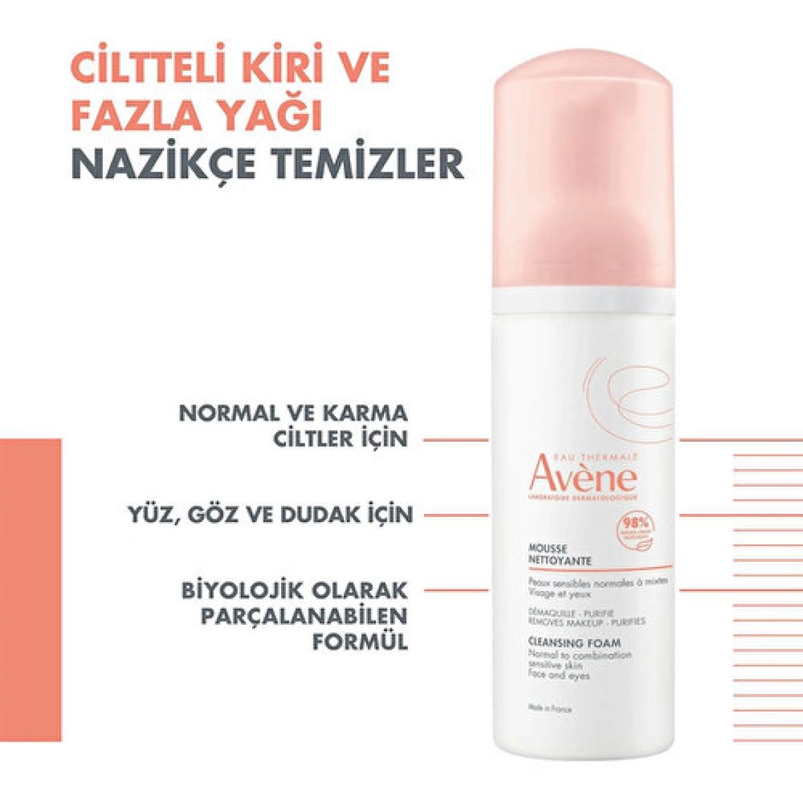 Avene Mousse Nettoyante Cilt Temizleme Köpüğü 150 ml