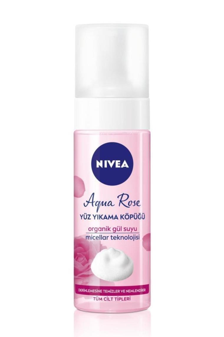 Aqua Rose Organik Gül Suyu Içeren Yüz Yıkama Köpüğü 150ml,yüz Temizleme