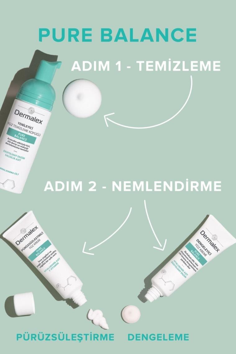 Pure Balance Yüz Temizleme Köpüğü