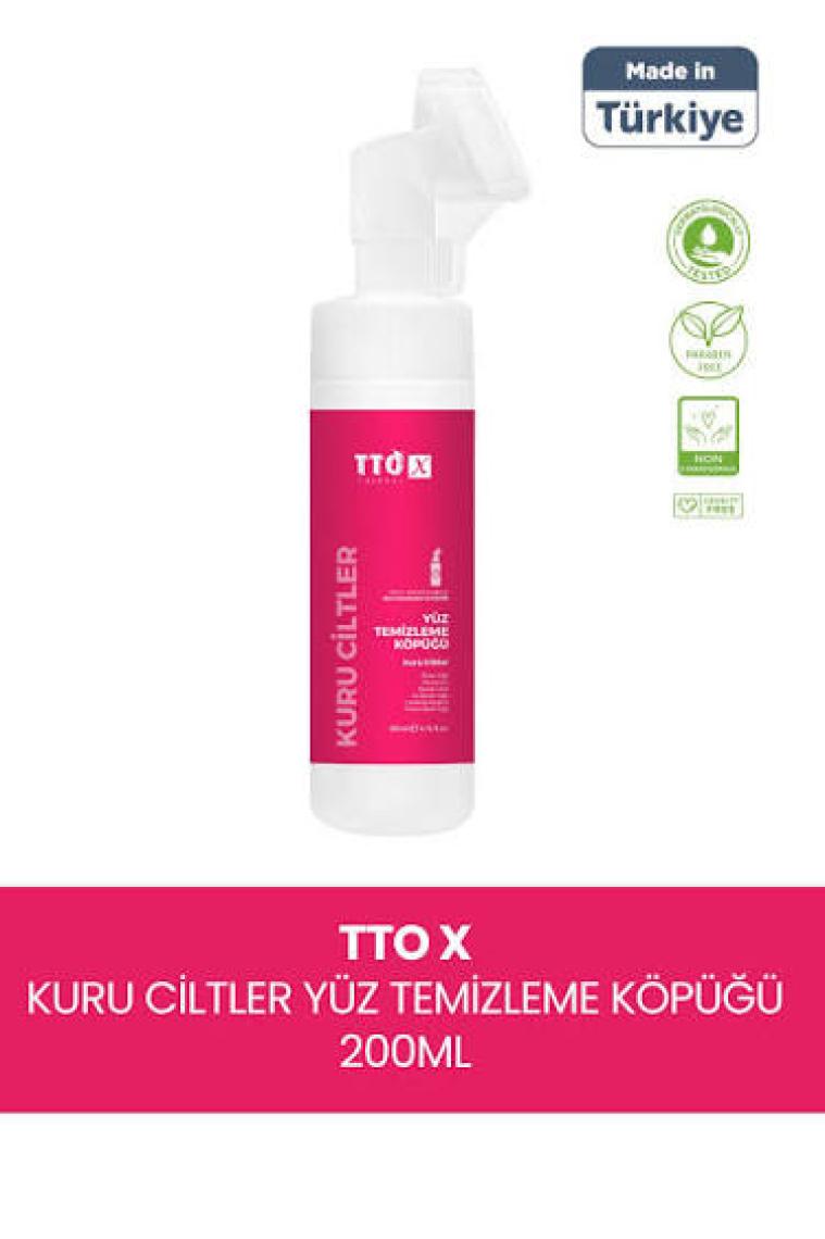 Tto x Kuru Ciltlere Özel Çay Ağacı Içeren Aplikatörlü Yüz Köpüğü