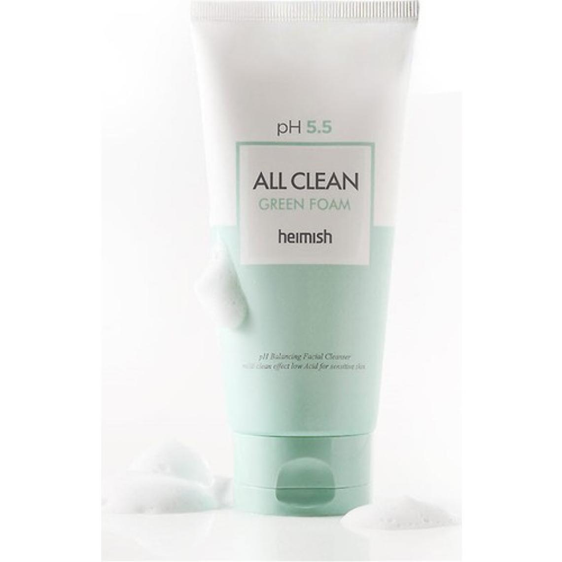 Heimish All Clean Green Foam Ph 5,5 Hassas Ciltlere için Temizleyici 150 ml