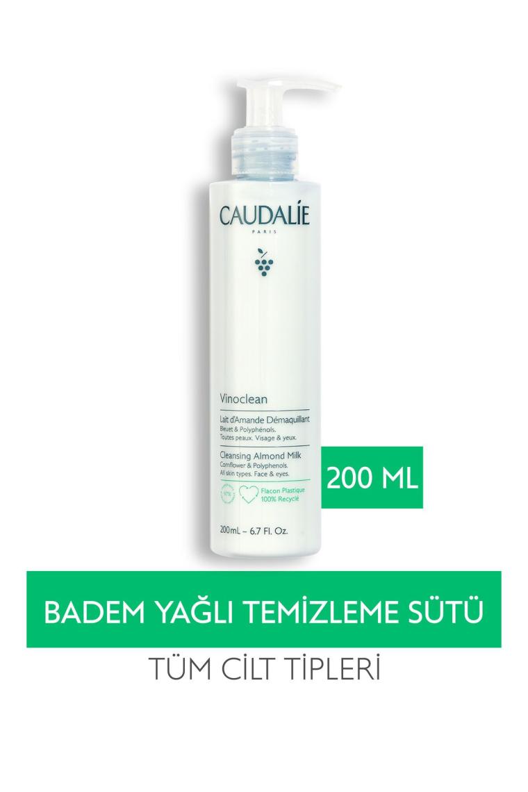 Caudalie Vinoclean Cleansing Almond Milk 200 ml Badem Yağlı Temizleme Sütü