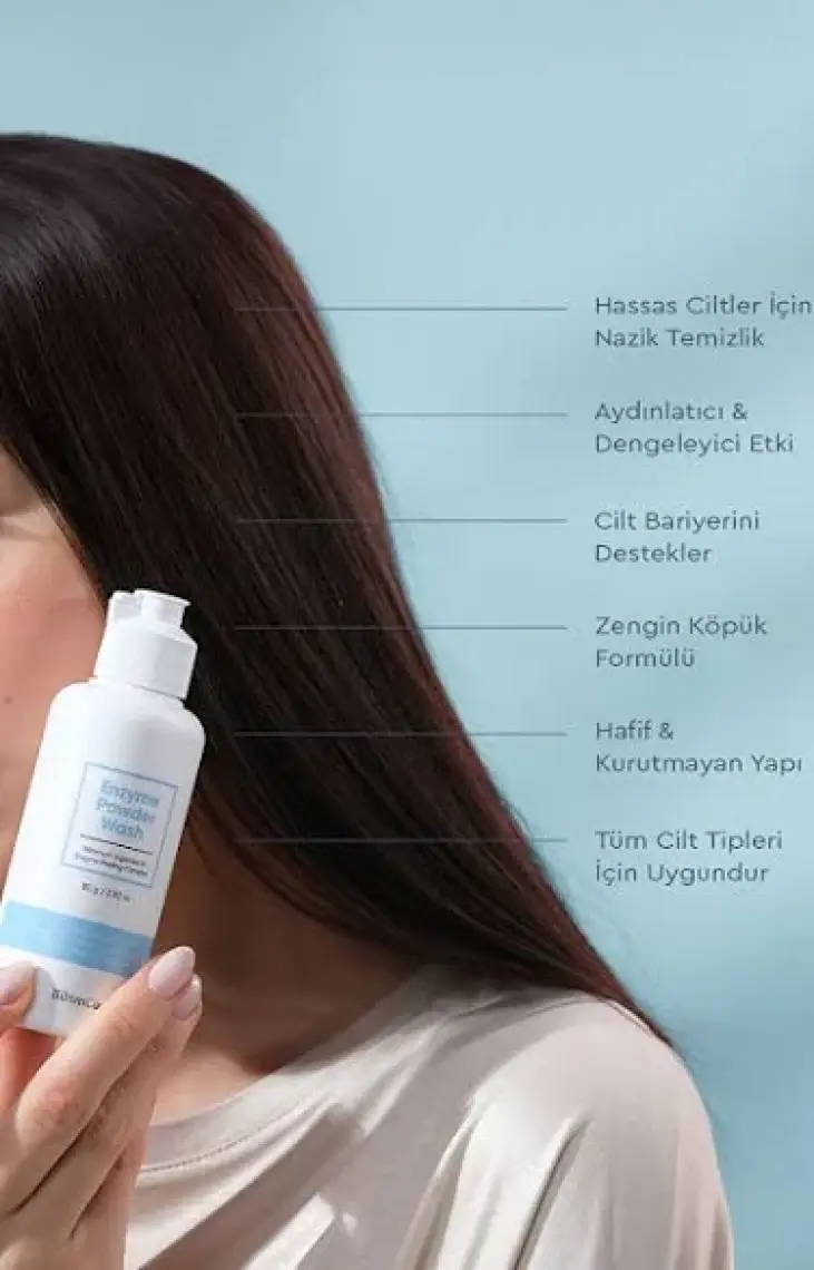 Bibimcos Enzyme Powder Wash 80g - Arındırıcı Toz Temizleyici