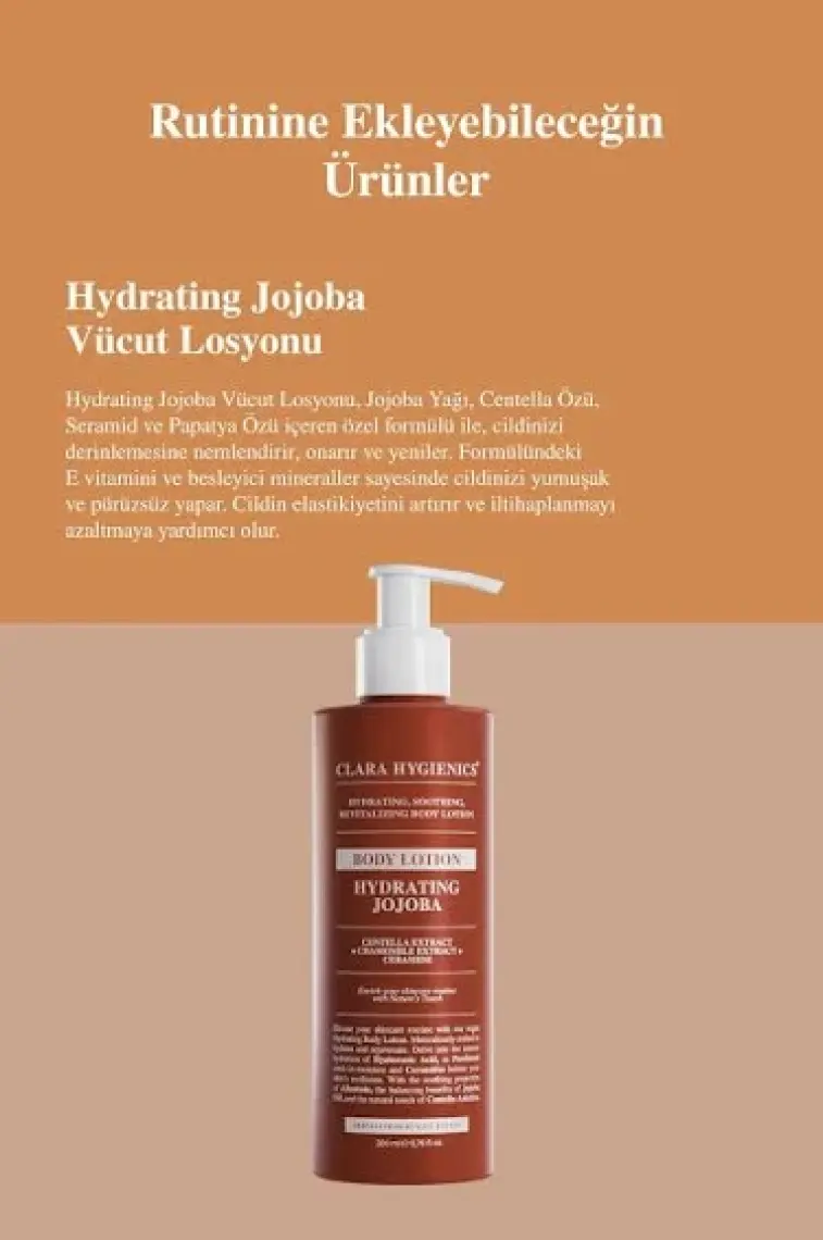 Clara Hygienics Hydra Lock Duş Jeli 400ml – Nemlendirici, Tazeleyici, Yatıştırıcı Dermatolojik Onaylı Ph Denge Vegan