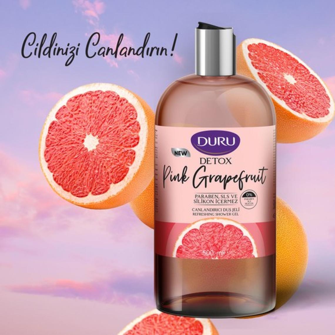 Duru Detox Pembe Greyfurt Duş Jeli 500 ml