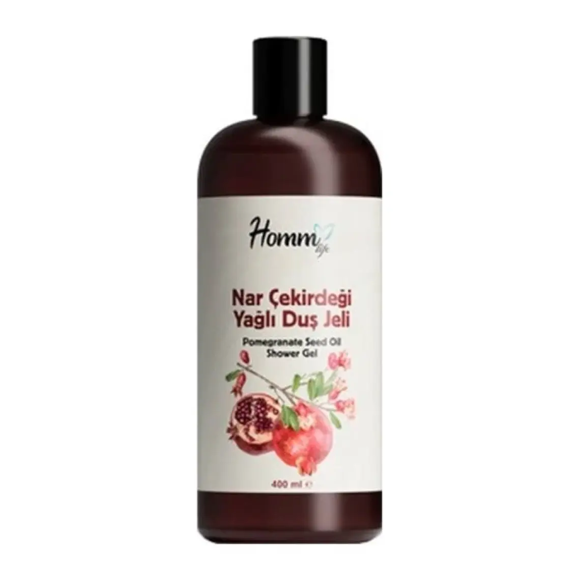 Homm Life Lıfe Nar Çekirdeği Yağlı Duş Jeli 400 ml Ds 1359