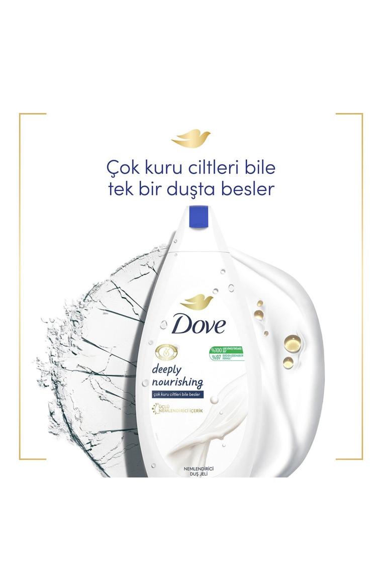 Nemlendirici Duş Jeli Deeply Nourishing Çok Kuru Ciltleri Bile Besler 500 ml