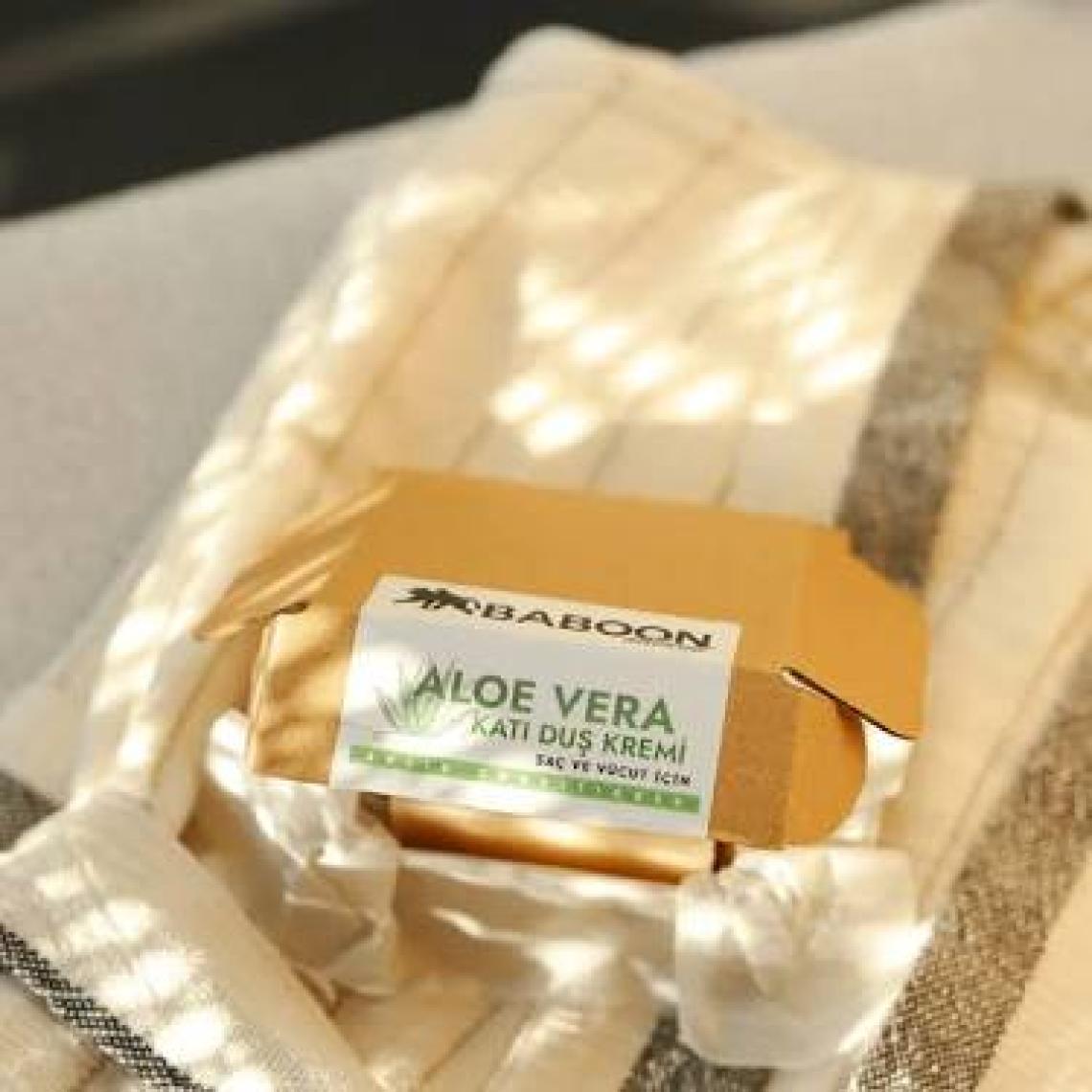 Baboon Natural Aloe Vera Katı Duş Kremi