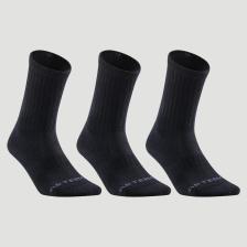 Uzun Boy Konçlu Tenis Çorabı - 3'lü Paket - Siyah - Rs 500