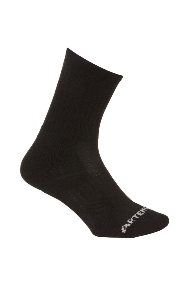 Uzun Boy Konçlu Tenis Çorabı - 3'lü Paket - Siyah - Rs 500