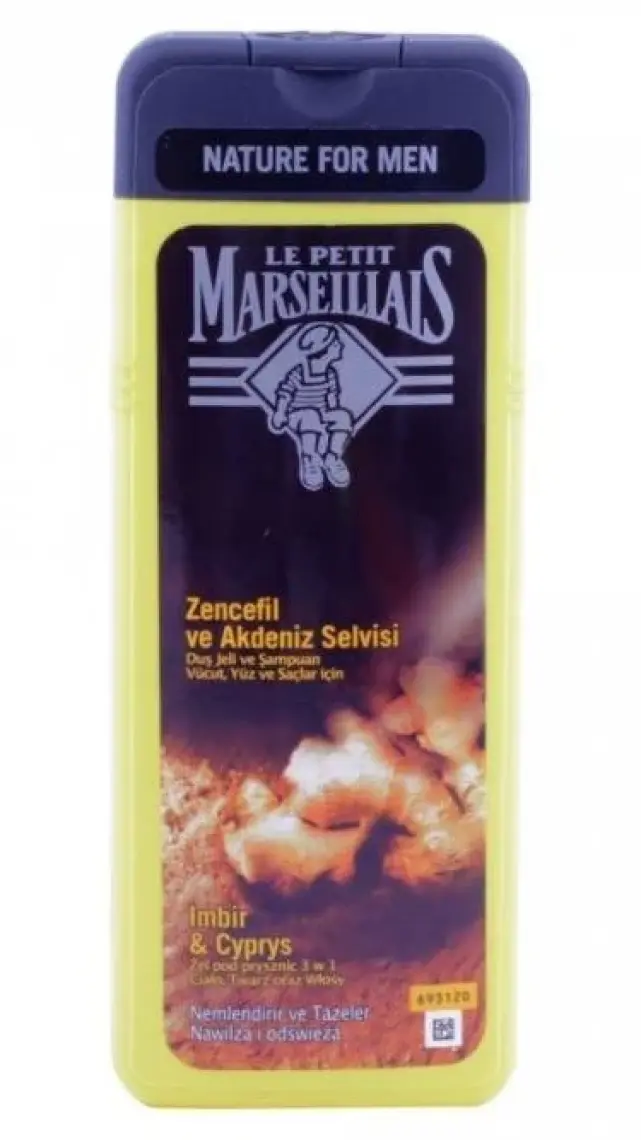 Le Petit Marseillais Men Zencefil ve Akdeniz Selvisi Duş Jeli 400 ml Duş Jeli