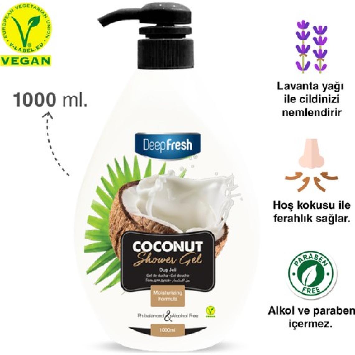 Deep Fresh Duş Jeli Coconut 1 Lt
