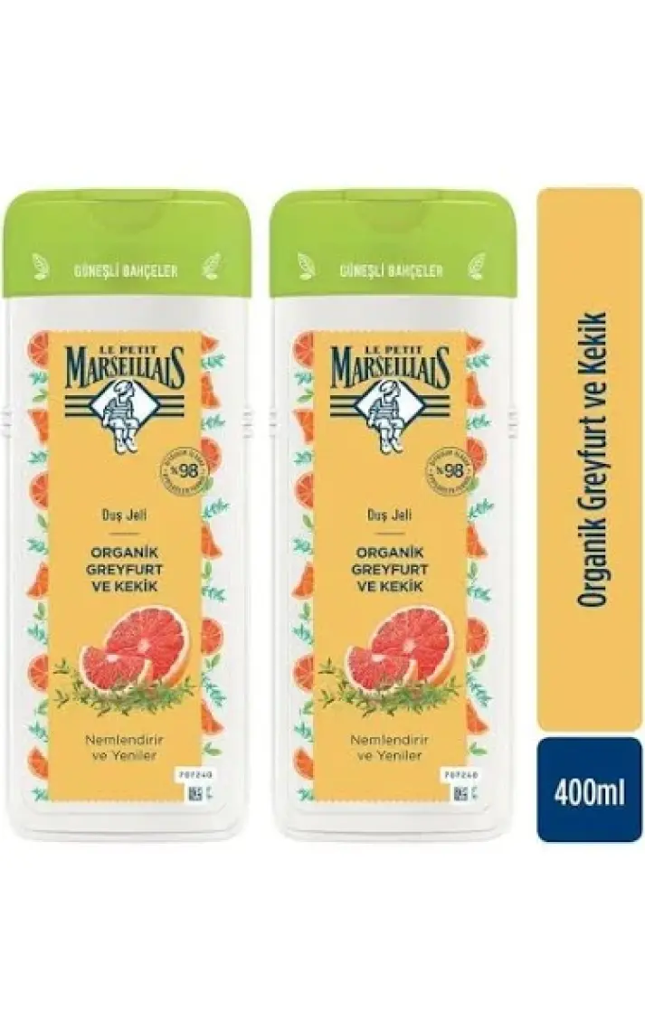 Le Petit Marseillais Organik Greyfurt ve Kekik Duş Jeli 400ml