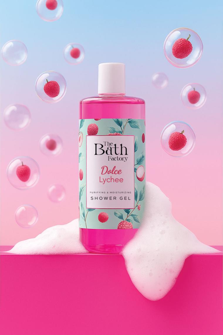The Bath Factory Nemlendirici ve Besleyici Liçi Aromalı Duş Jeli 400 ml