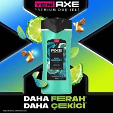 Axe Premium Collection Duş Jeli Aqua Bergamot 3 In 1 Vücut Saç Yüz 300 ml