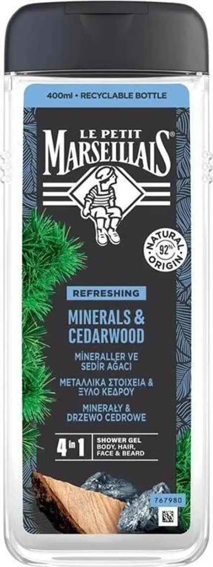 Le Petit Marseillais Mineraller ve Sedir Ağacı Duş Jeli 400 ml
