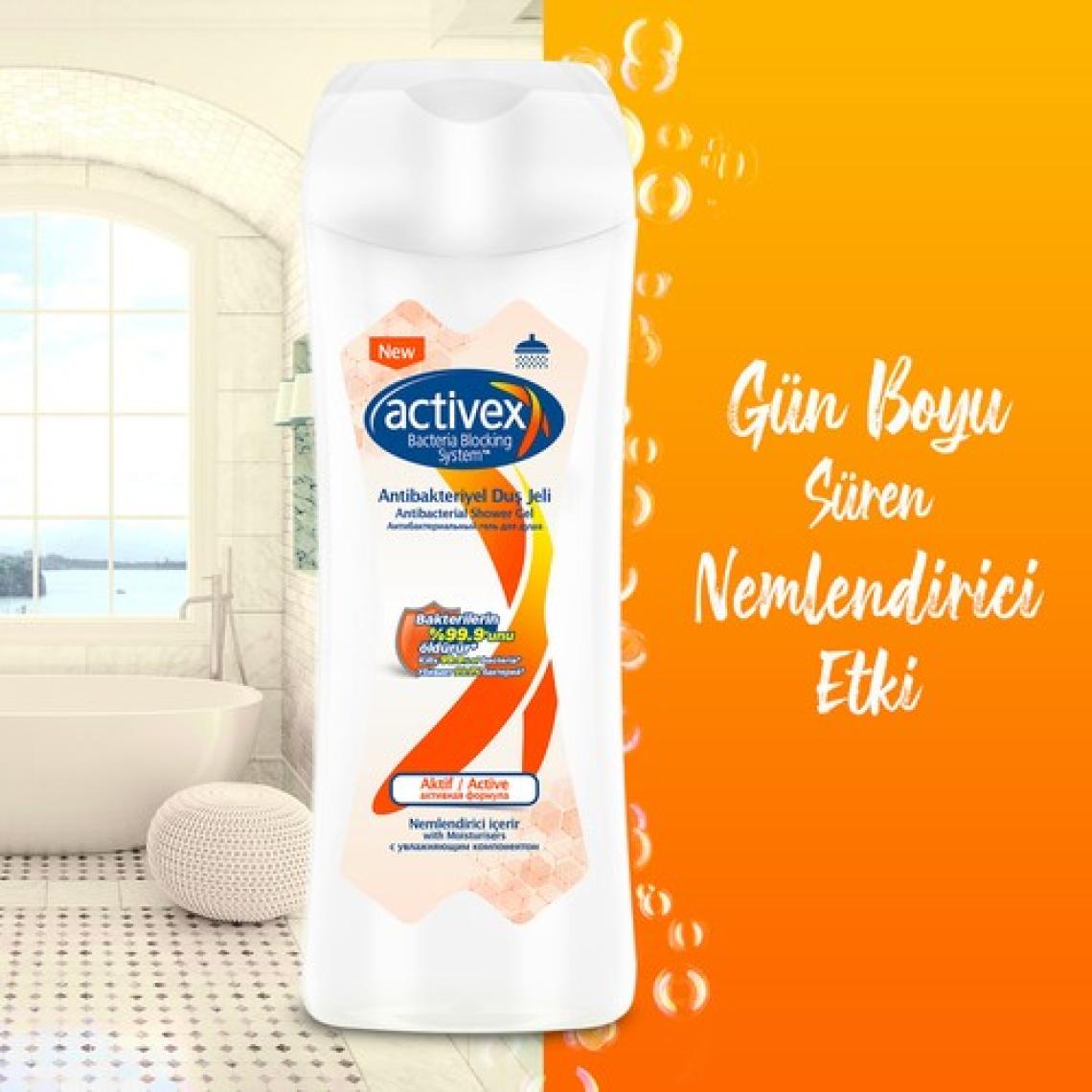Activex Antibakteriyel Duş Jeli Aktif 450 ml
