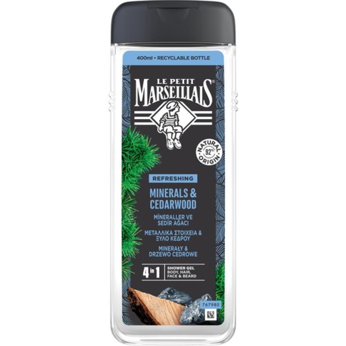 Le Petit Marseillais For Men Mineraller ve Sedir Ağacı 400 ml Şampuan ve Duş Jeli
