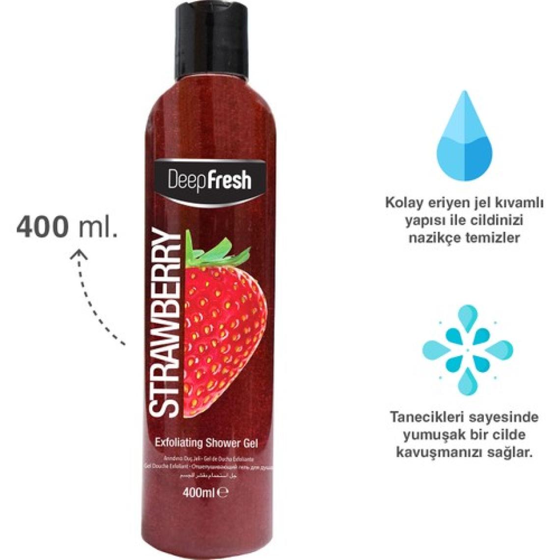 Deep Fresh Arındırıcı Duş Jeli Çilek 400 ml