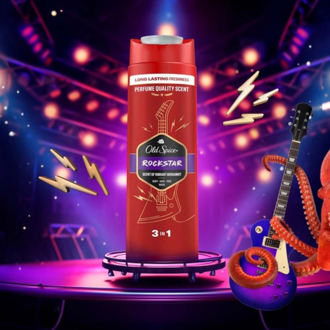 Old Spice Rockstar Erkek Duş Jeli ve Şampuan 400 ml