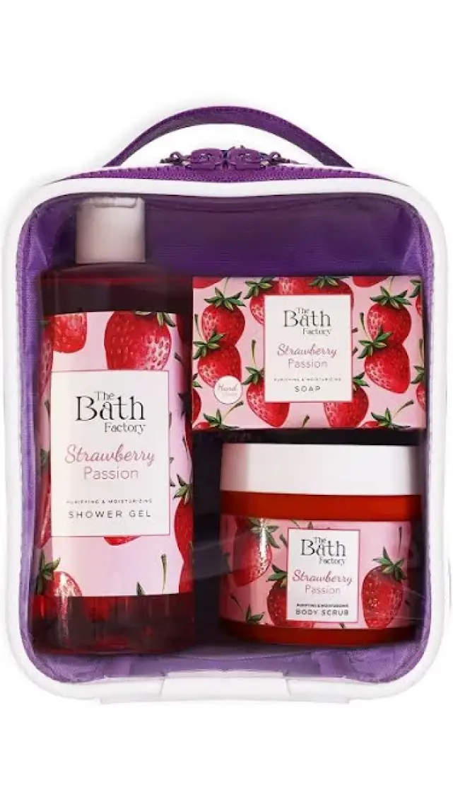 The Bath Factory Büyüleyici Çilek Ailesi Duş Jeli Seti