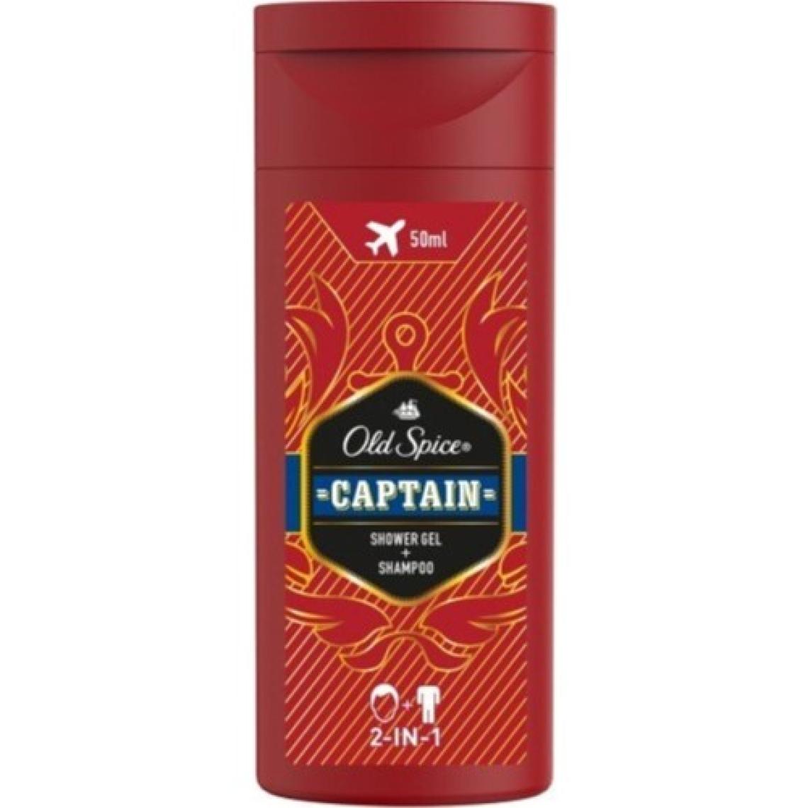 Old Spice Captain Duş Jeli & Şampuan 50 ml x 5 Adet