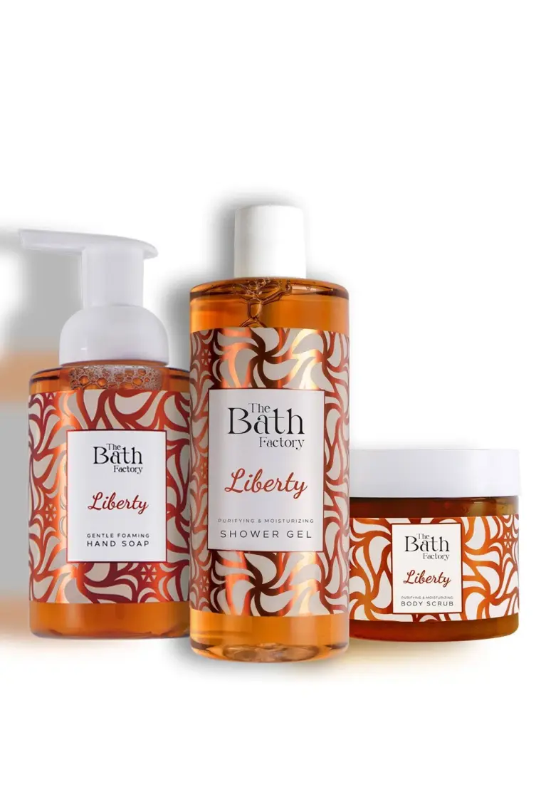 The Bath Factory Liberty Peeling - Liberty Duş Jeli - Liberty Köpük Sabun