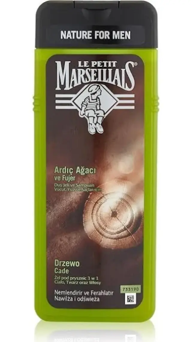 Le Petit Marseillais Duş Jeli Men Serisi Ardıç Ağacı ve Fujer 400ML 2 Adet