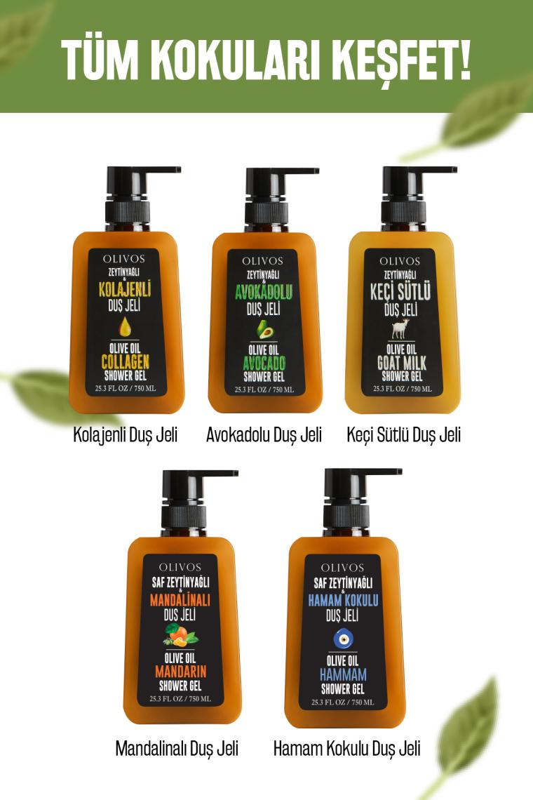 Olivos Zeytinyağlı Keçi Sütlü 750 ml Duş Jeli
