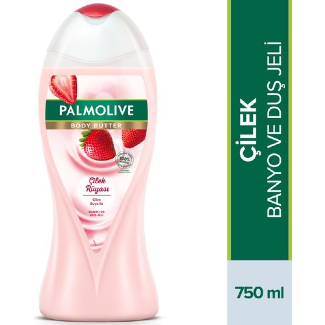 Palmolive Body Butter Çilek Rüyası Çilek Suyu ile Banyo ve Duş Jeli 750 ml