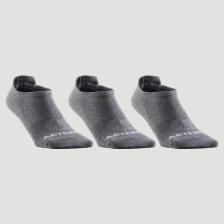 Artengo Tenis Çorabı - Kısa Konç - Unisex - 3 Çift - Gri - Rs 160