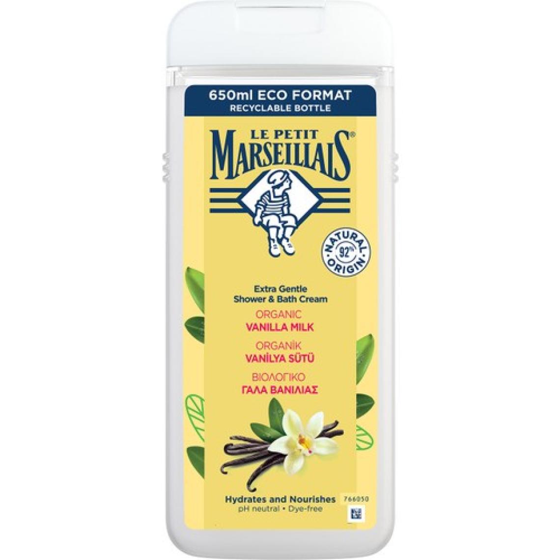 Le Petit Marseillais Duş Jeli Vanilya Sütü 650 ml X2