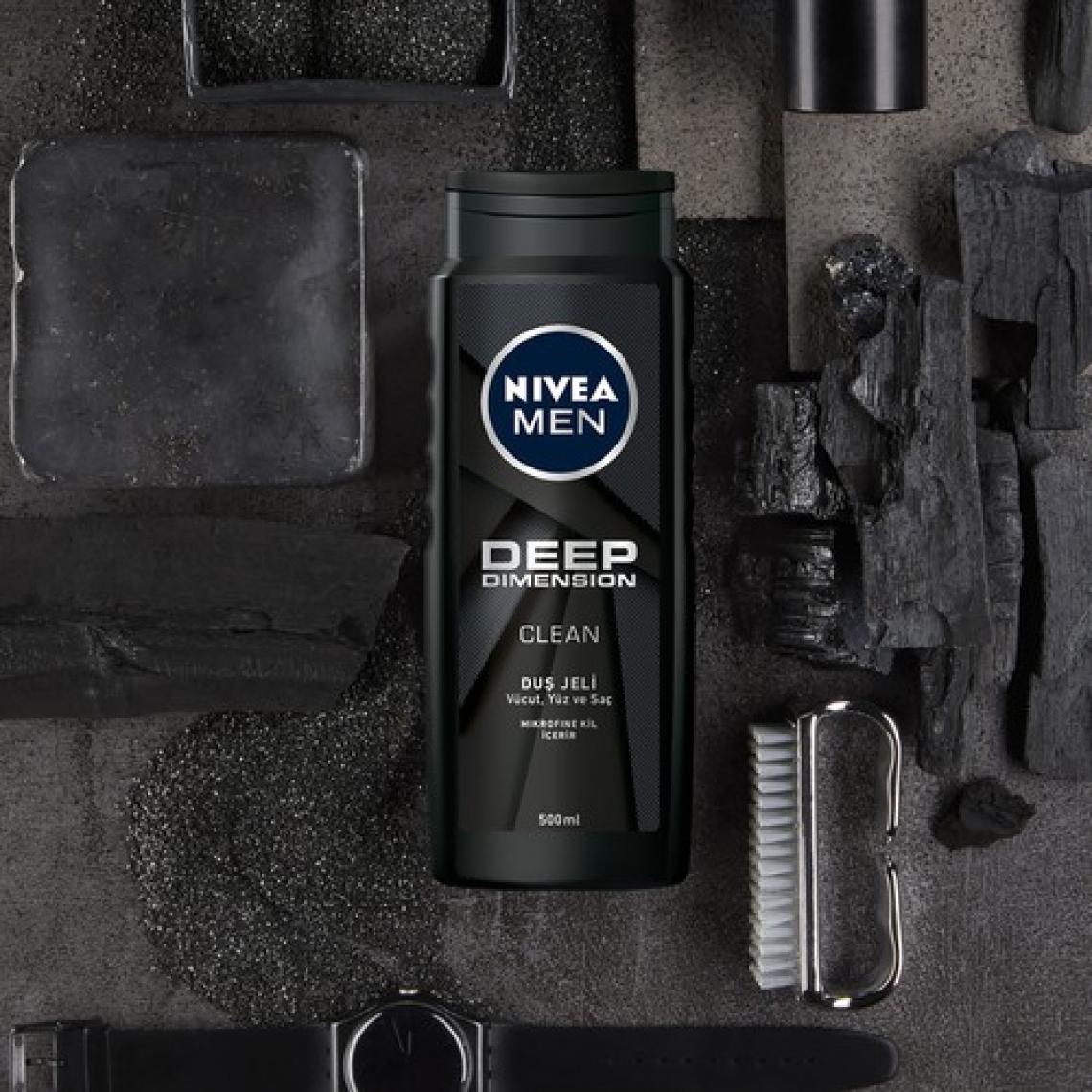 Nivea Men Deep Dimension 500 ml Duş Jeli