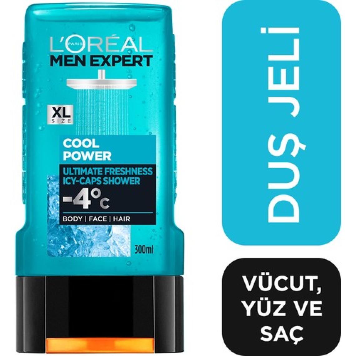 Loreal Paris Men Expert Cool Power 300 ml Duş Jeli