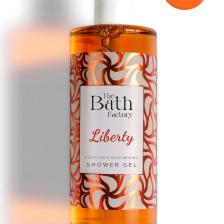 The Bath Factory Liberty 400 ml Duş Jeli - Bergamot, Mandalina ve Vanilya Aromasıyla, Nemlendirici Etkisiyle
