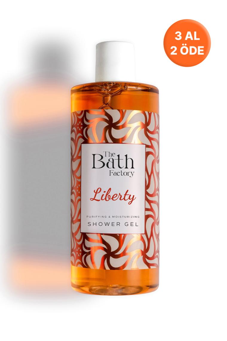 The Bath Factory Liberty 400 ml Duş Jeli - Bergamot, Mandalina ve Vanilya Aromasıyla, Nemlendirici Etkisiyle