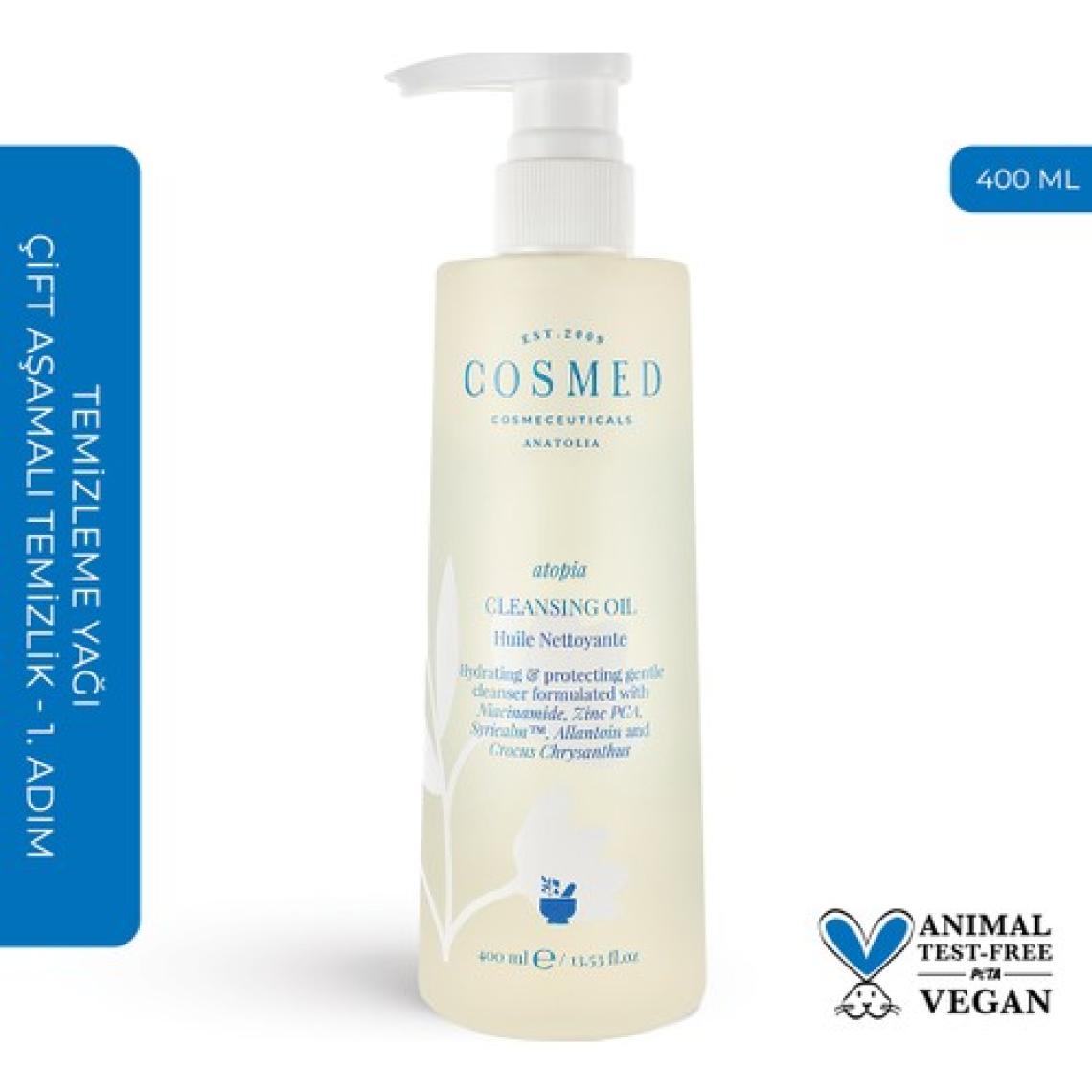Cosmed Atopia Temizleme Yağı 400 ml