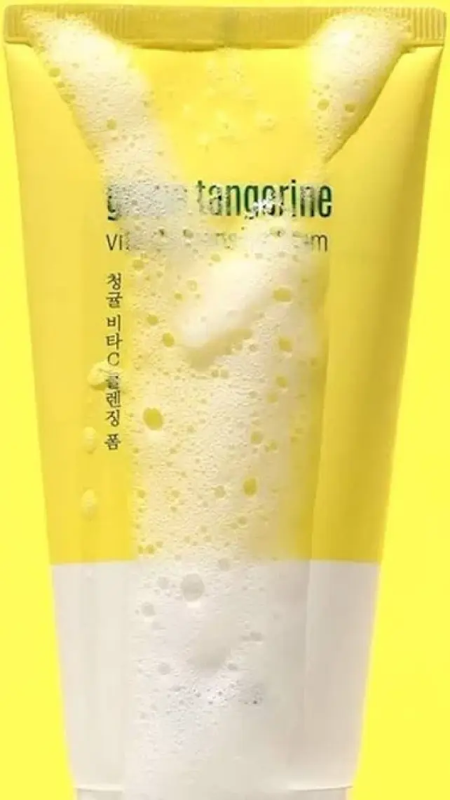 Goodal Tangerine Vita C Cleansing Foam - Yeşil Mandalina Özlü Aydınlatıcı Köpük Temizleyici