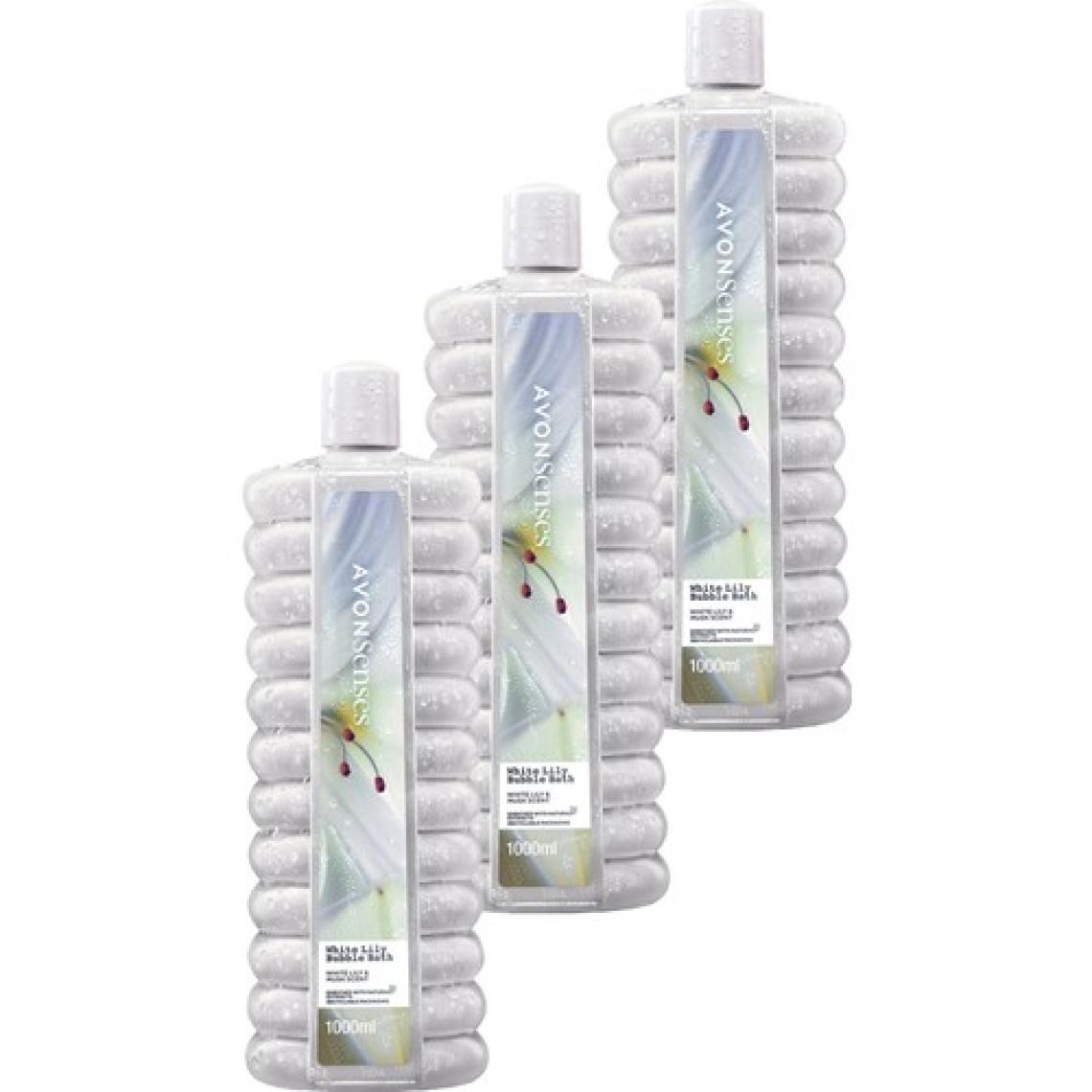 Avon Bubble Bath Beyaz Zambak Kokulu Banyo Köpüğü 1000 Ml 3 Adet